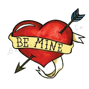 Be Mine SVG Instant Download