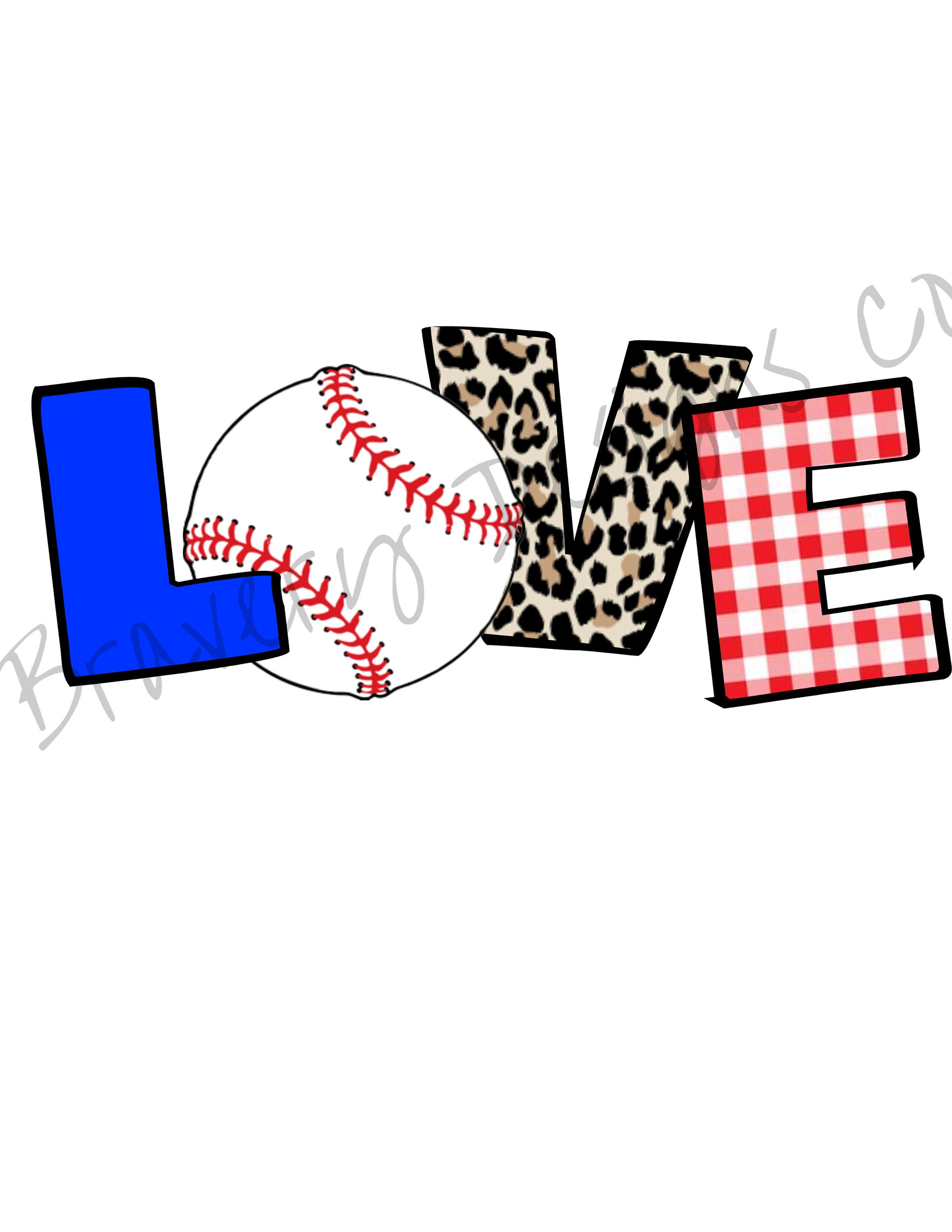 LOVE Baseball SVG Etsy