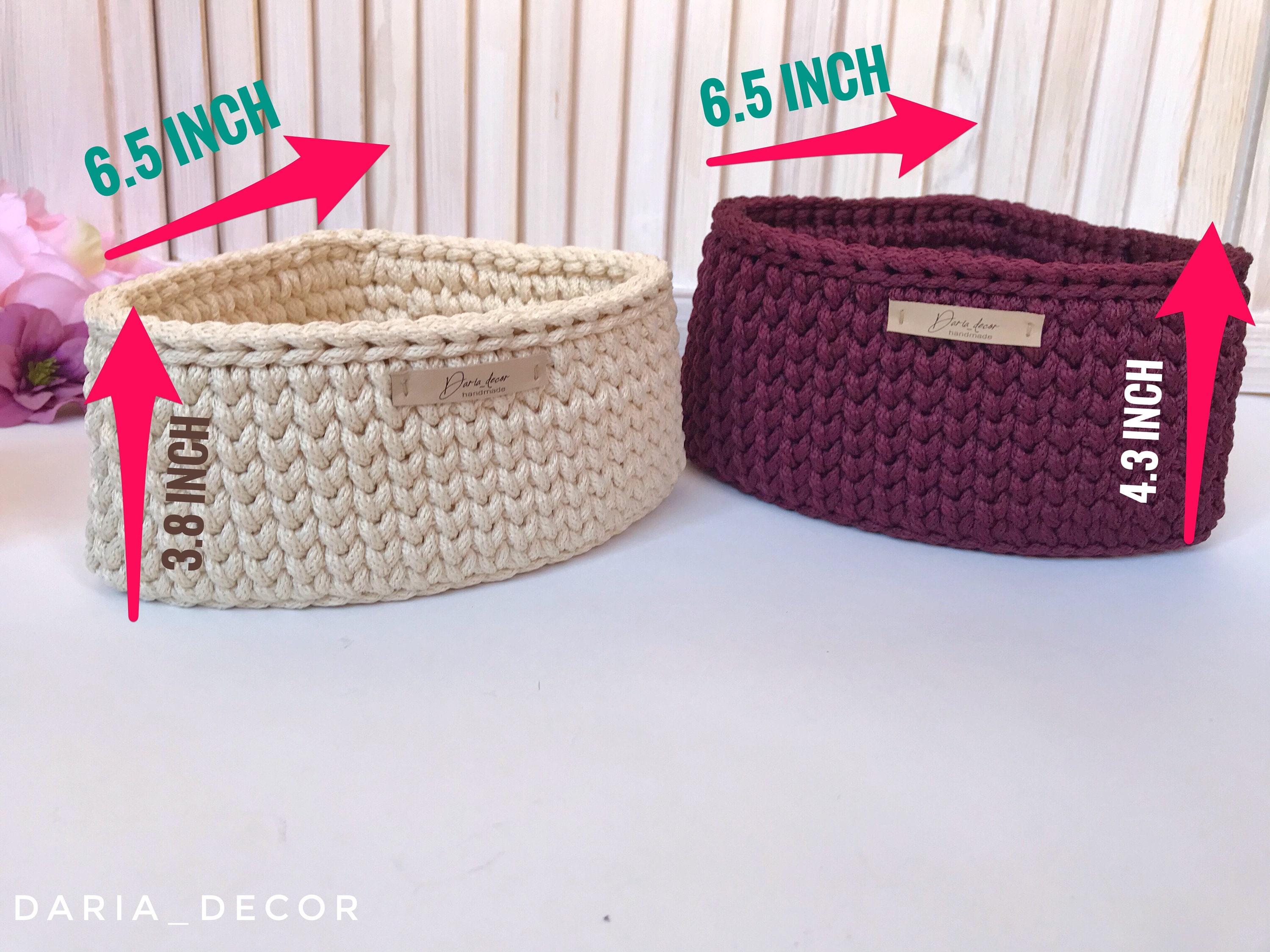 Triangle Storage Baskets Corner shelf basket Coffee table Etsy