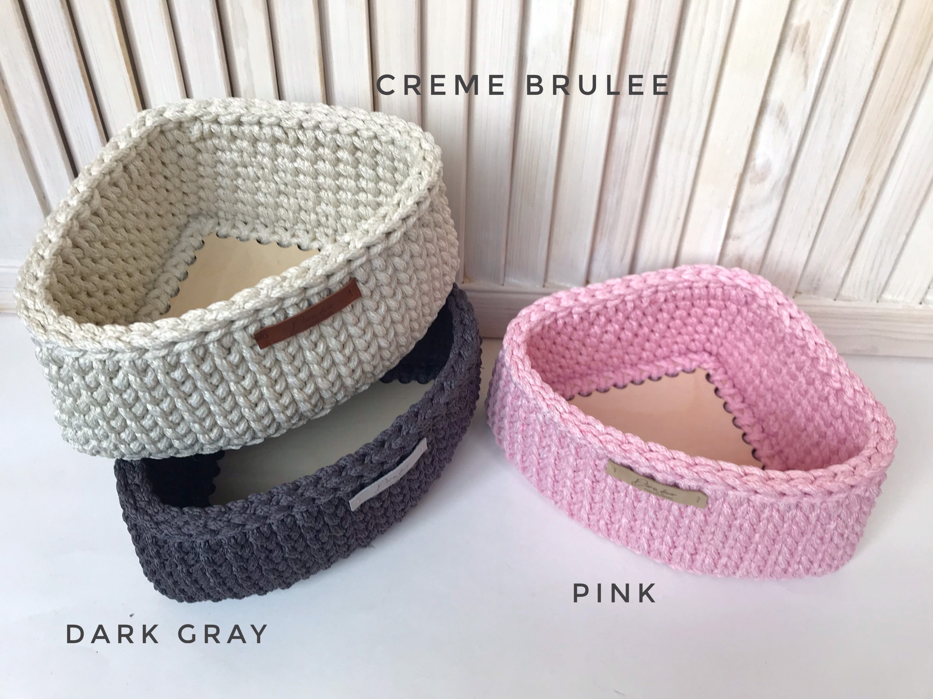 Triangle Storage Baskets Corner shelf basket Coffee table Etsy