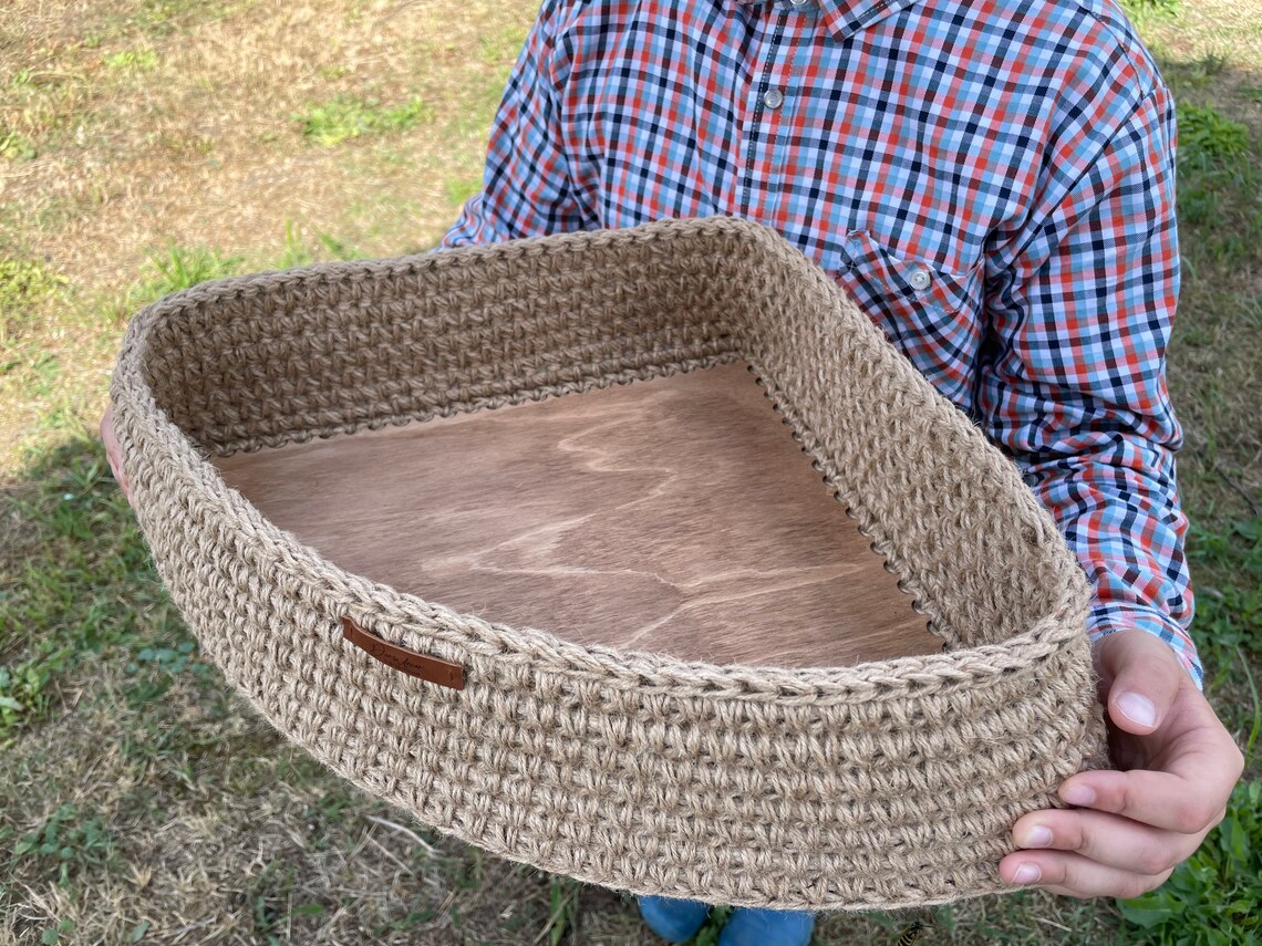 Large Triangle Storage Baskets Corner shelf basket Farmhouse Etsy