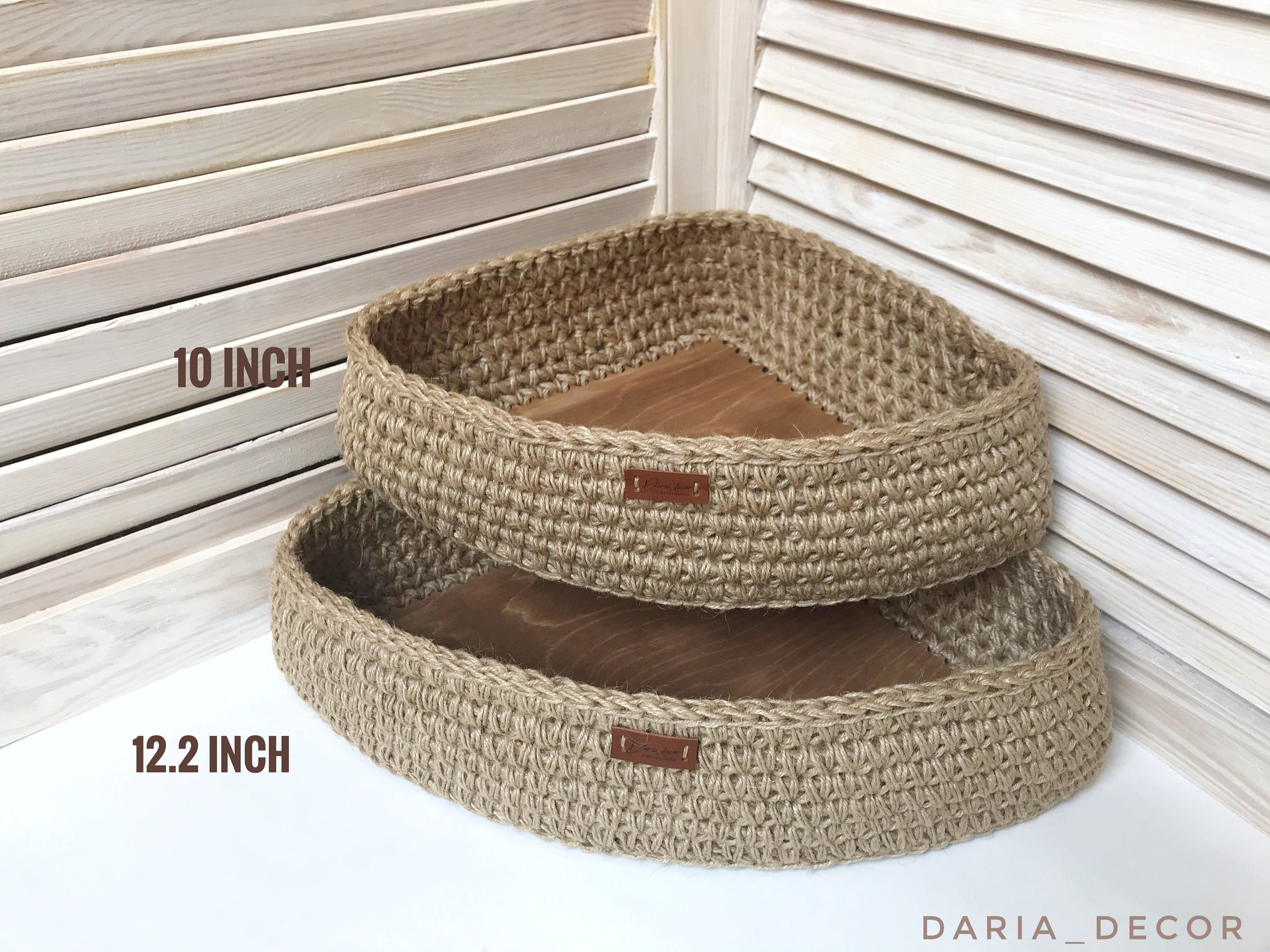 Large Triangle Storage Baskets Corner shelf basket Farmhouse Etsy