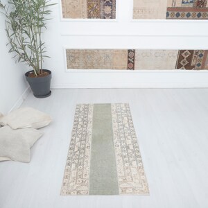 Home Decor Rug, Small Rug, 2x5 Turkish Rug, Kids Rug, Anatolian Rug,2x5 Oushak Rug,Vintage Rug,Hadwoven Rug,Home Rug,Boho Rug,Area Rug,18130
