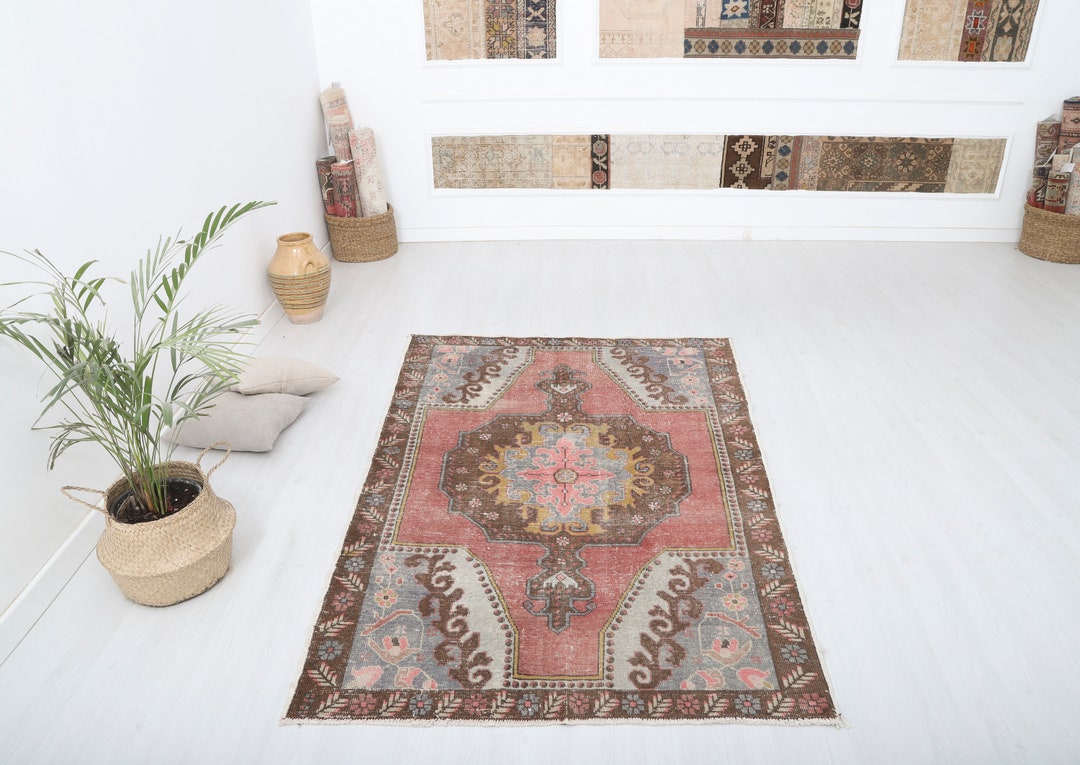 Natural Rug 5x7 Muted Colors Rug 5x7 Soft Rug Neutral Rug Etsy