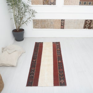 Home Decor Rug, Small Rug, Turkish Rug, 2x5 Rug, Anatolian Rug,2x5 Oushak Rug,2x5 Vintage Rug,Handwoven Rug,Home Rug,Boho Rug,Area Rug,16967