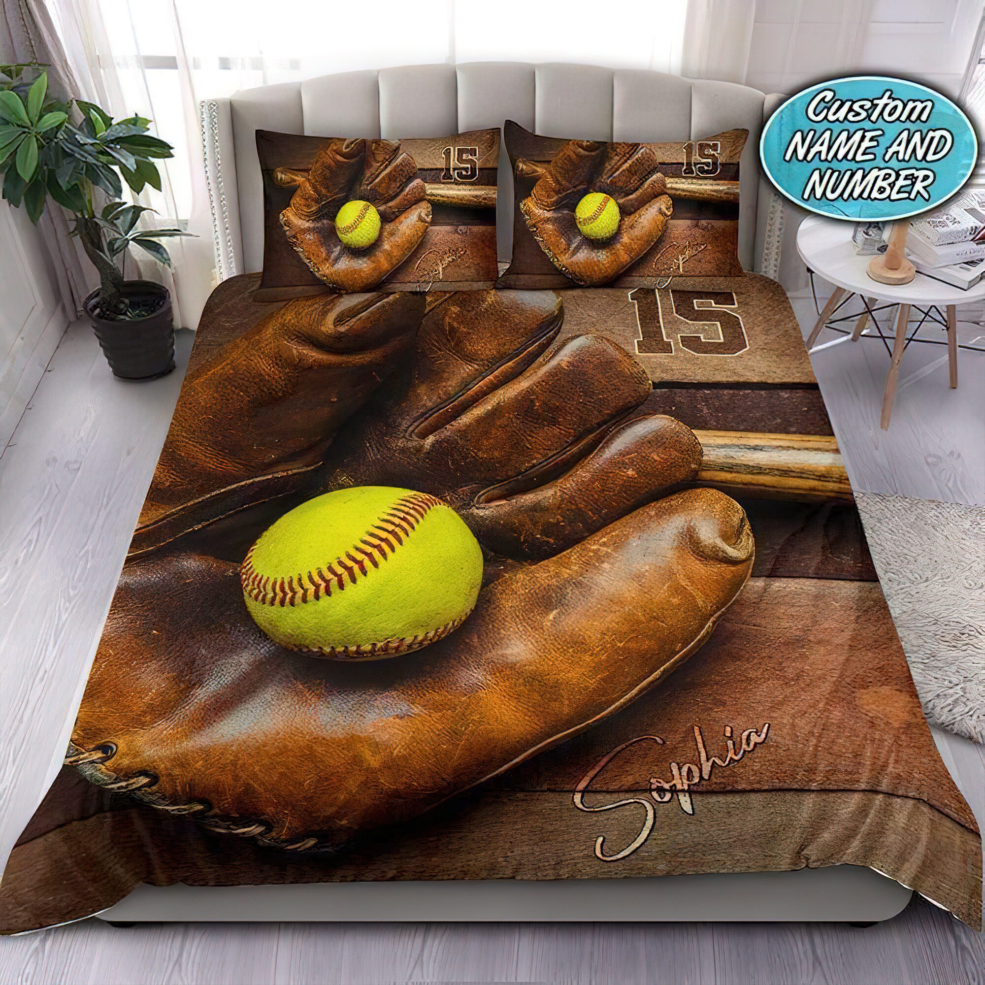 Personalisierte Baseball Bettwäsche Set benutzerdefinierte | Etsy