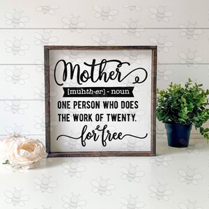 Definizione madre svg, Cricut SVG, Taglia file, Cricut Cut Files, Silhouette Cut Files, dxf, svg, pdf, png