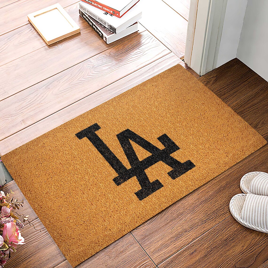 LA Dodgers Doormat 2020 World Series Doormat Los Angeles Etsy