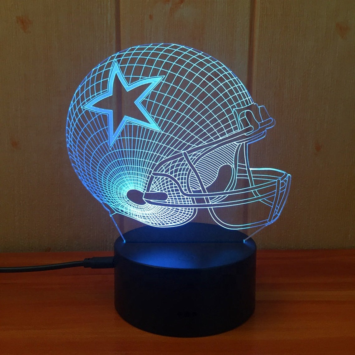 Dallas Cowboys 3D led light Cowboys led light NFL led light Etsy