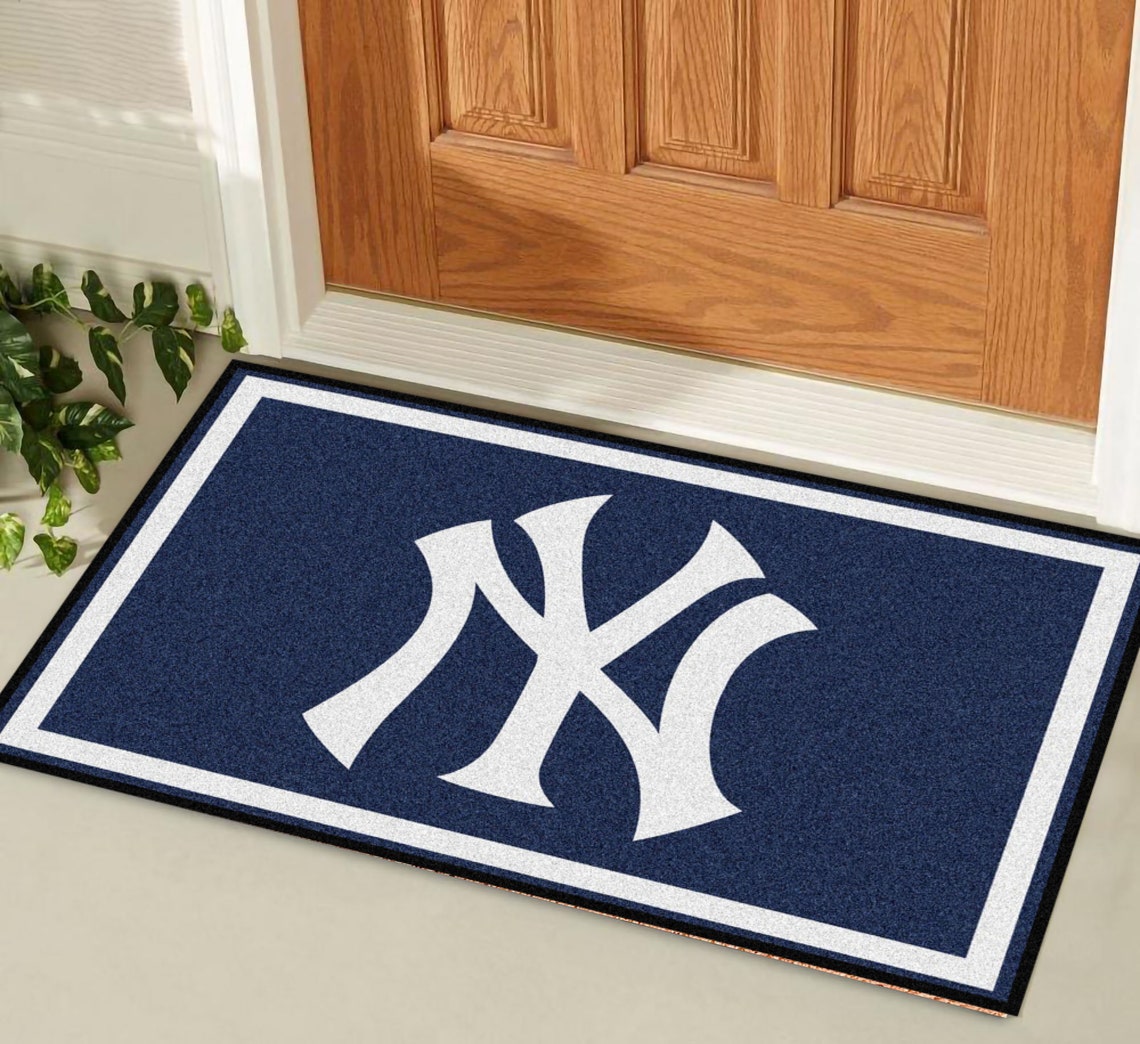 New York Yankees Doormat NY logo Doormat NY Yankees Doormat Etsy
