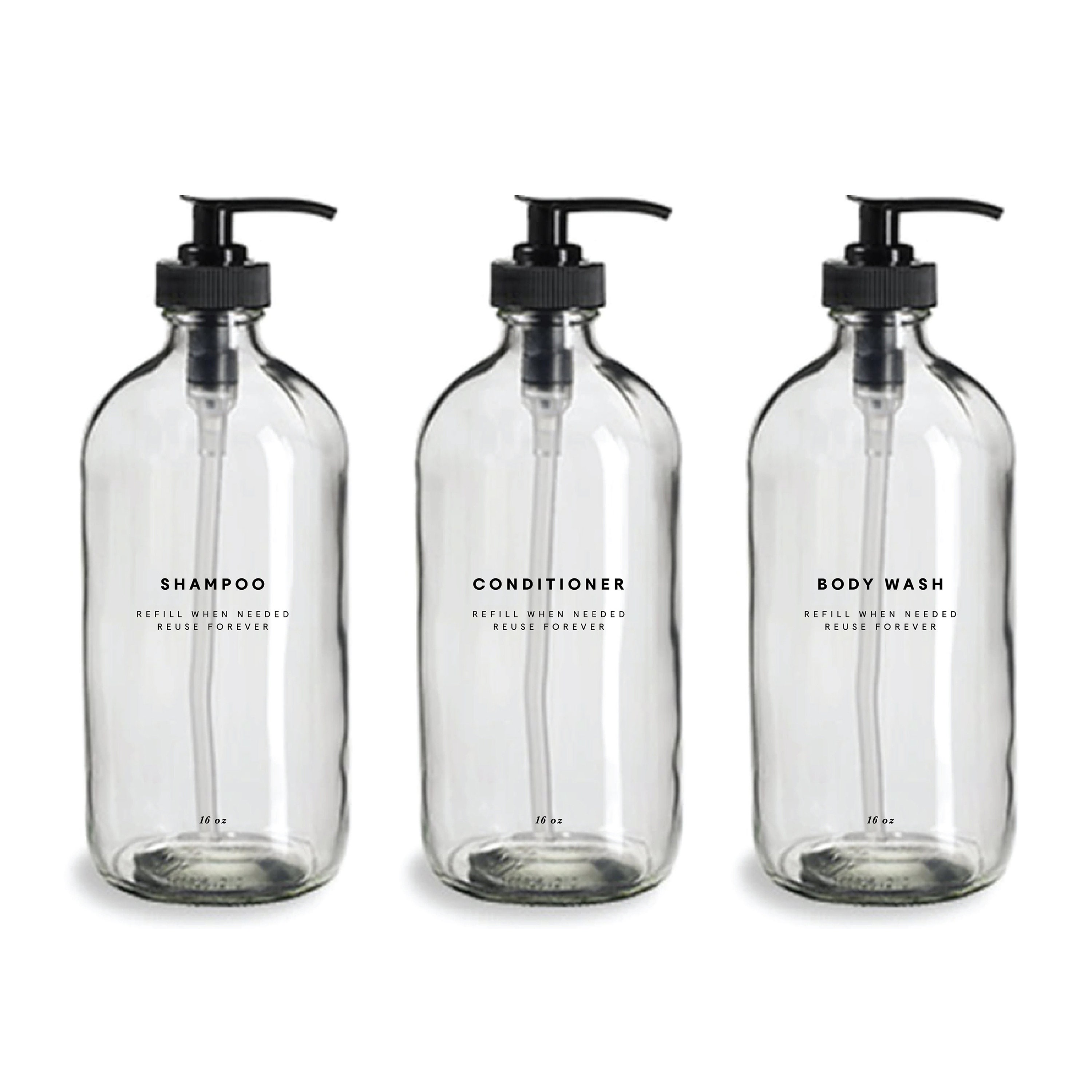 Shampoo on sale dispenser bottle