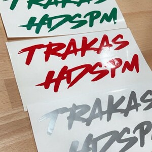 Trakas HDSPM, decal for cars, decal for laptop