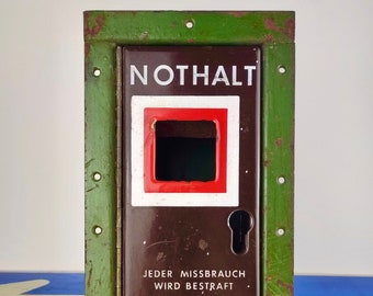 Wanddeko Coole Vintage NothaltBox aus Hamburg 70-er