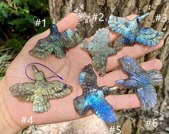 4 pcs labradorite raven pendant bead