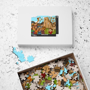 Fall of Jericho Jigsaw Puzzle: Bible Story Learning Game