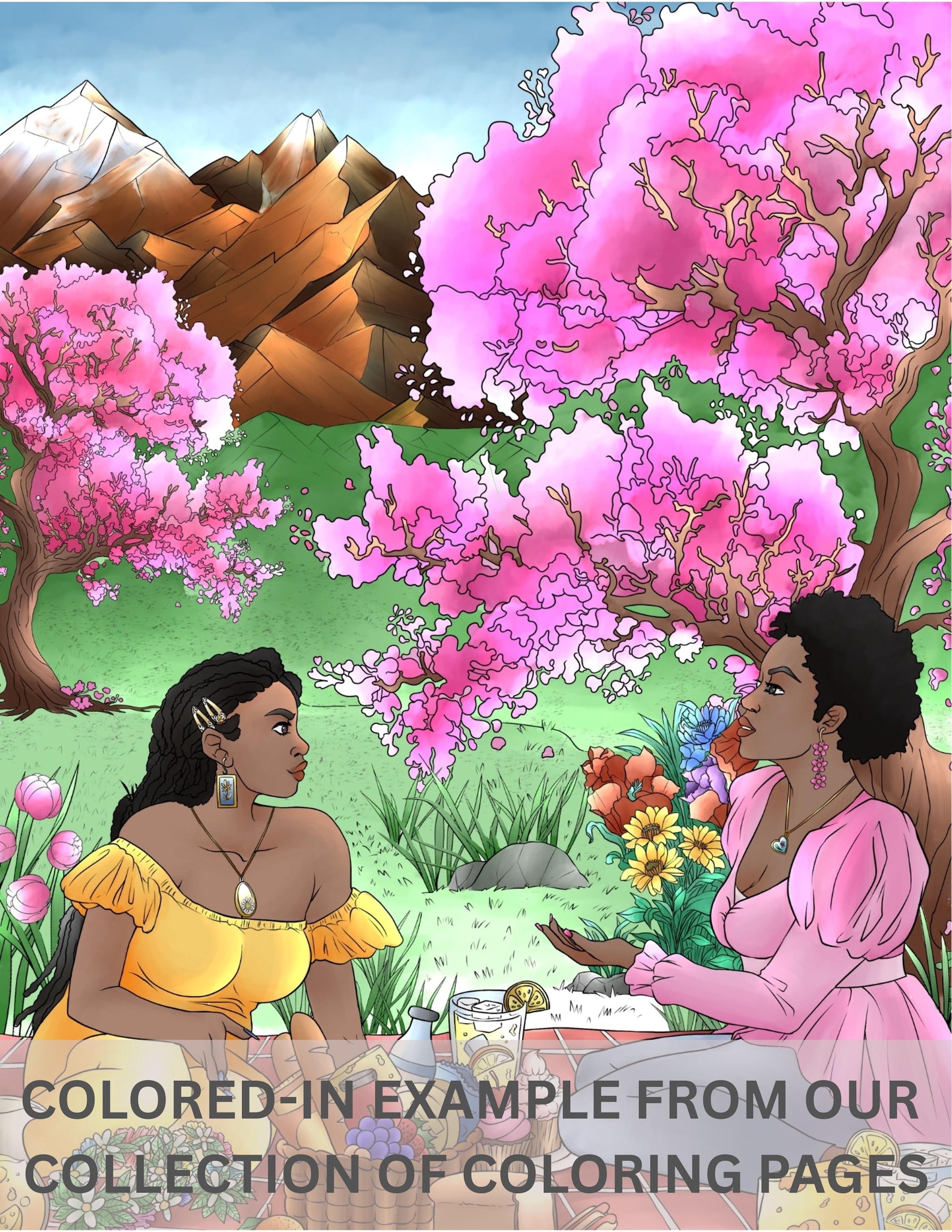 Adult Coloring Page, Instant Download, Printable (PDF, JPG, PNG ...