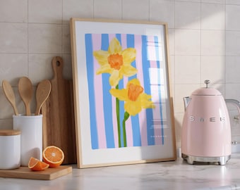 Daffodil Art: March Birth Flower Print