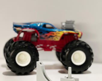 Hot Wheels Monster Truck 3D-Printed Wall Mount – 1:24 Scale Display