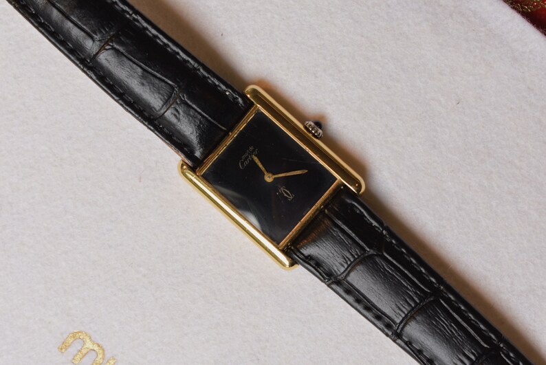 cartier black dial