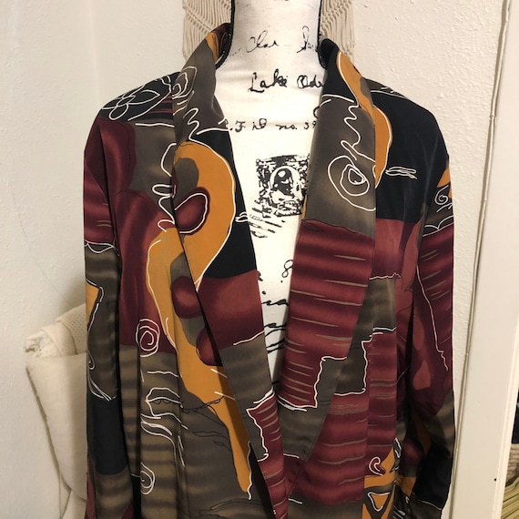 Vintage Tribal Blazer Etsy
