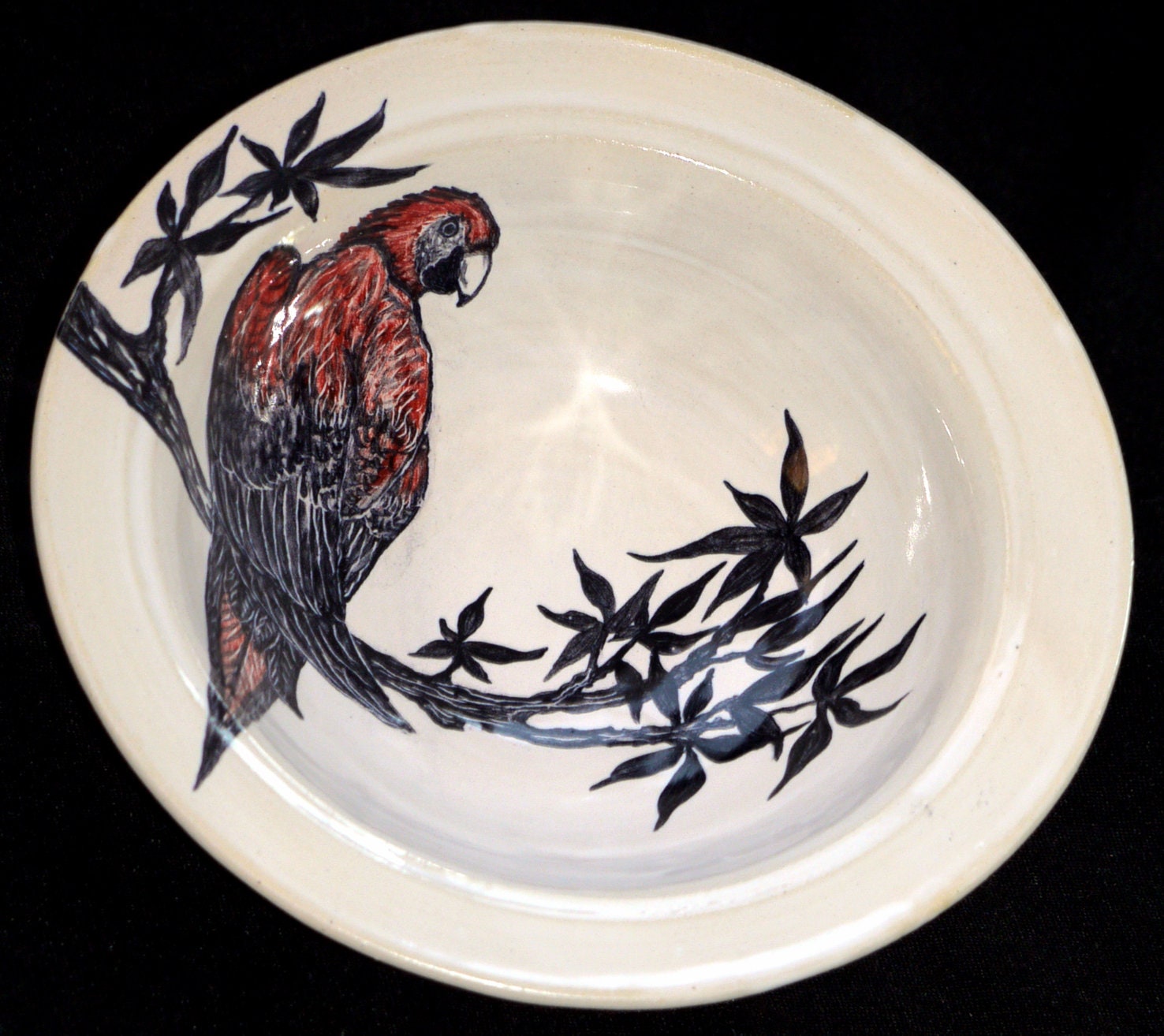 Coupelle en Céramique Perroquet