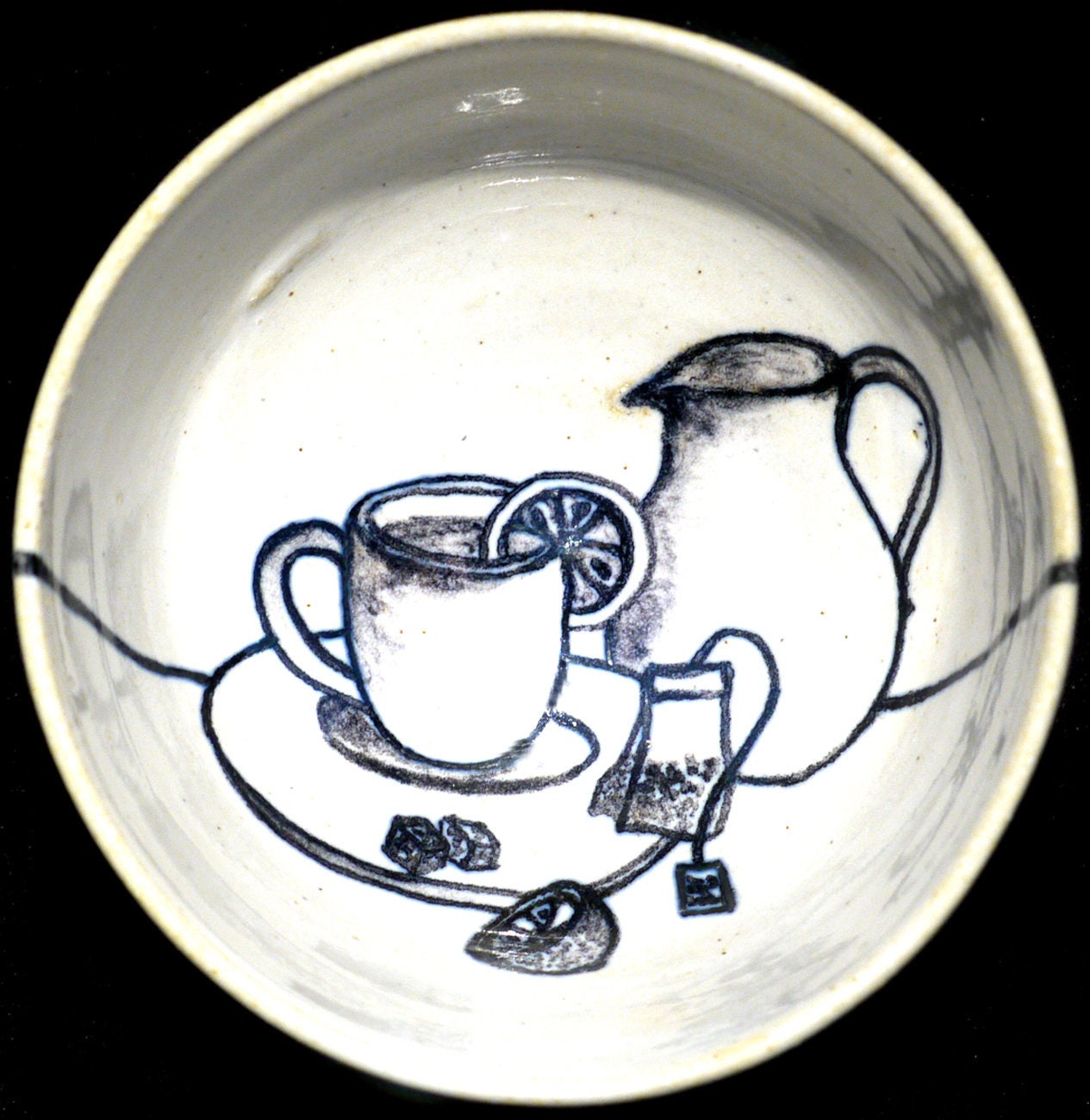 Petit Bol en Céramique Thé Citron Collection Fil Conducteur