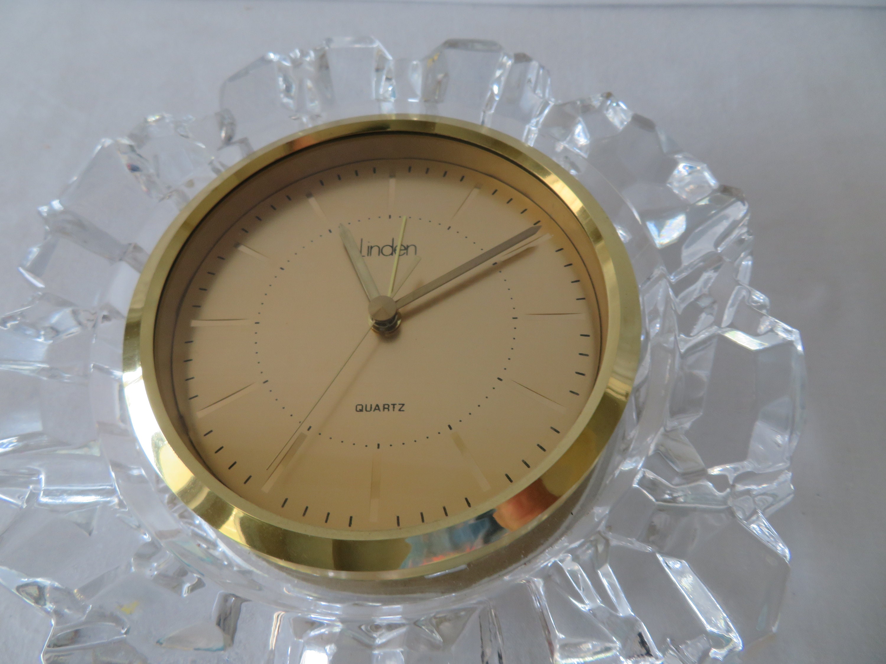 Linden Quartz Mantle/desk Clock Etsy