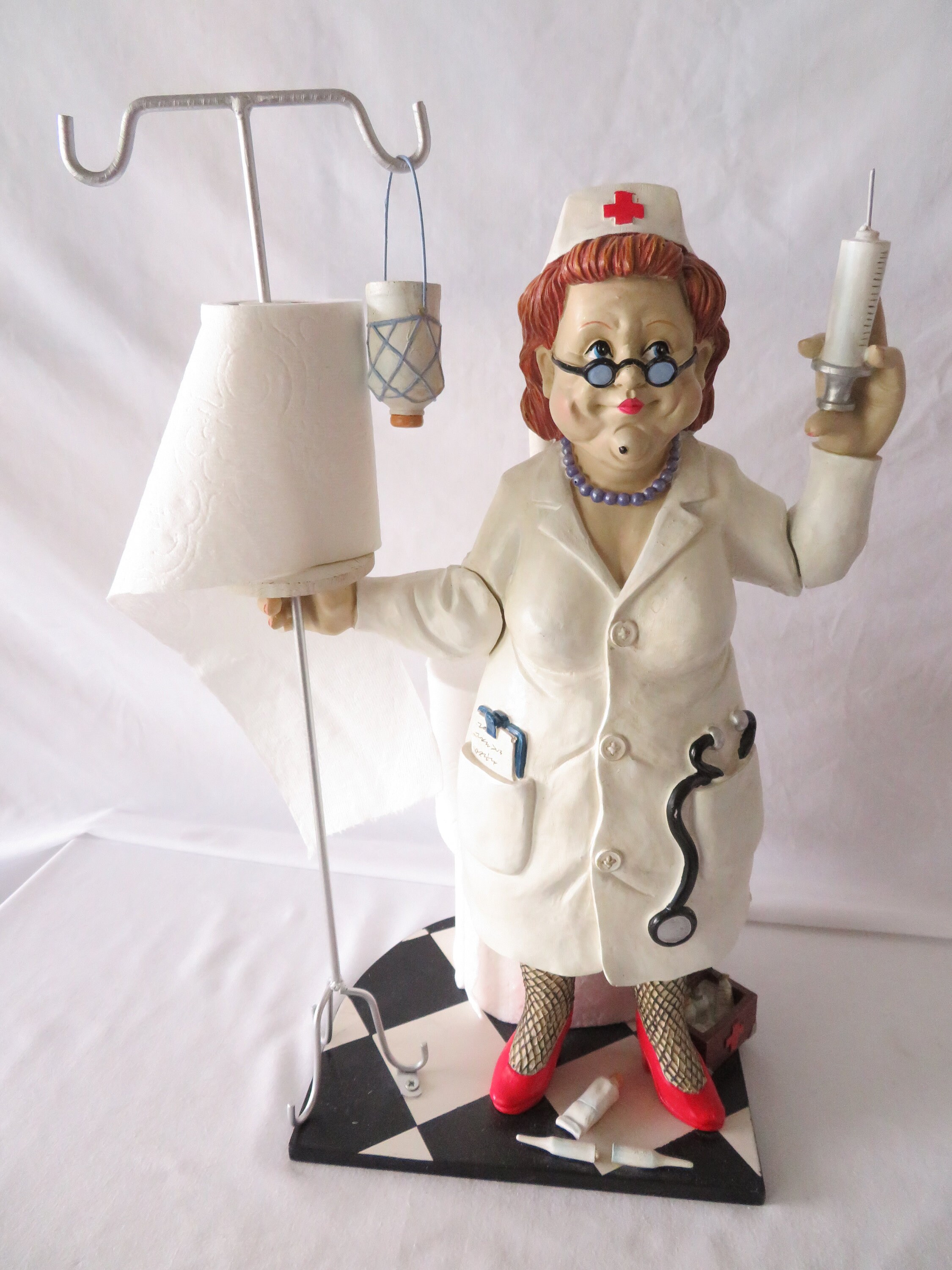 Rare Nurse Toilet Paper Holder Etsy