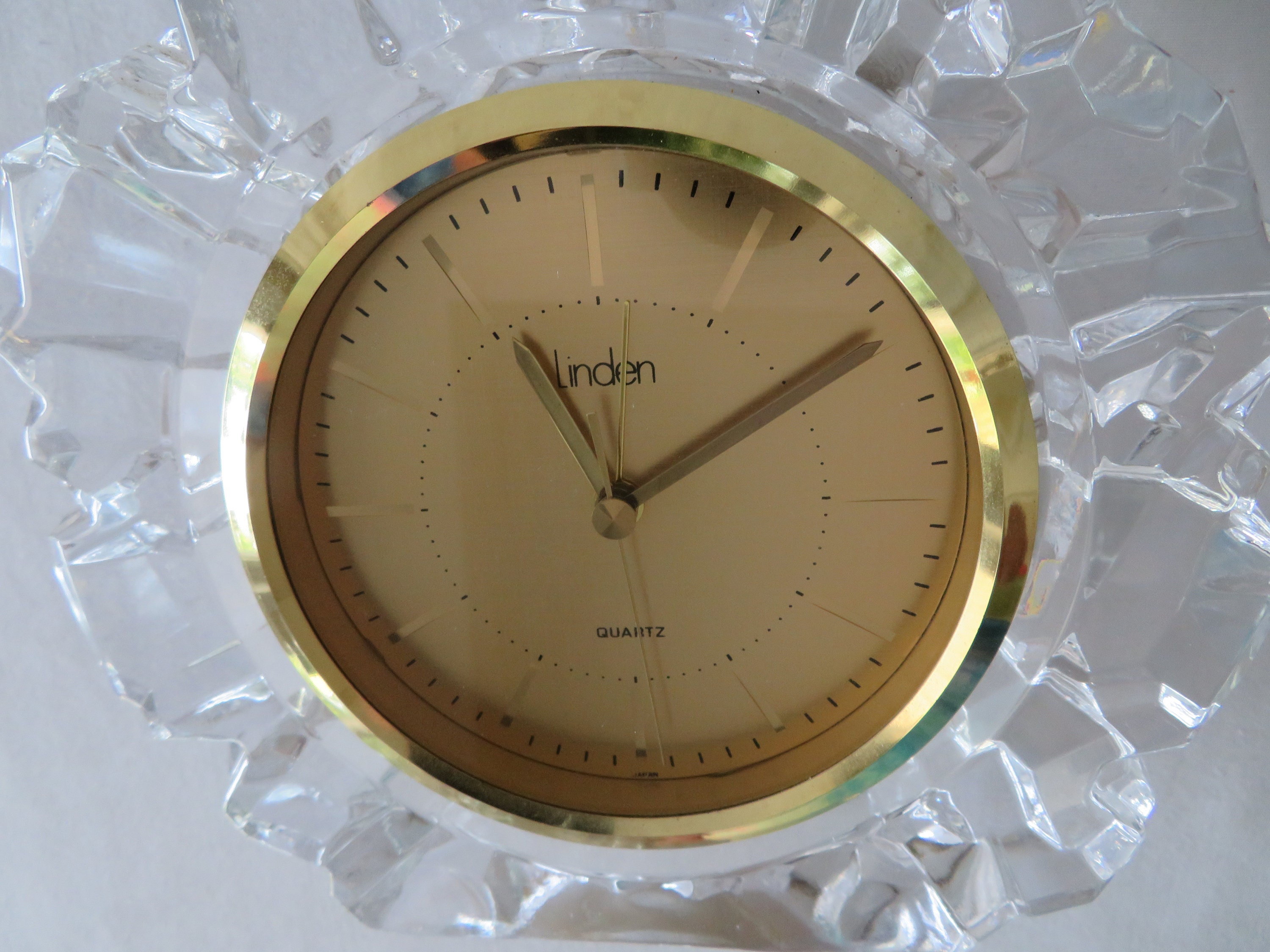 Linden Quartz Mantle/desk Clock Etsy