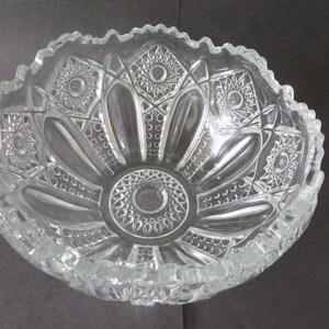 Lead Crystal Serving Bowl 1950's