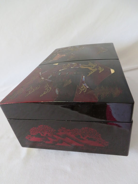 Musical Jewelry Box Asian Inspired - Gem