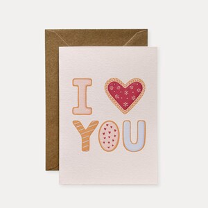 Valentinstag Cookie-Karte, Galentines-Tageskarte, Valentinstagskarte für ihn, Valentinstagskarte für sie, Liebeskarte, Jahrestagskarte, bester Freund Karte