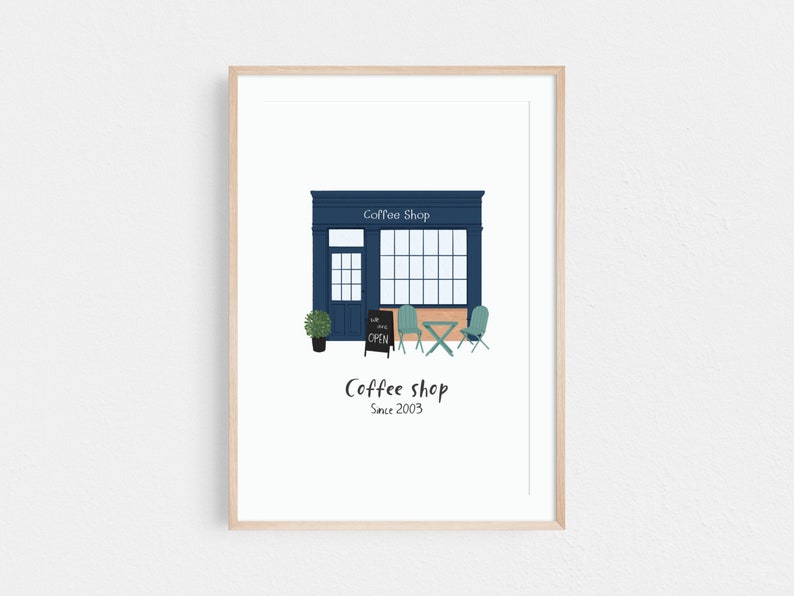 Custom house portrait, Realtor closing gift, First date gift, Our first house portrait, Custom house print, First date location, Anniversary gift, Housewarming gift, Engagement gift.