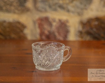 Pressed Glass custard cup