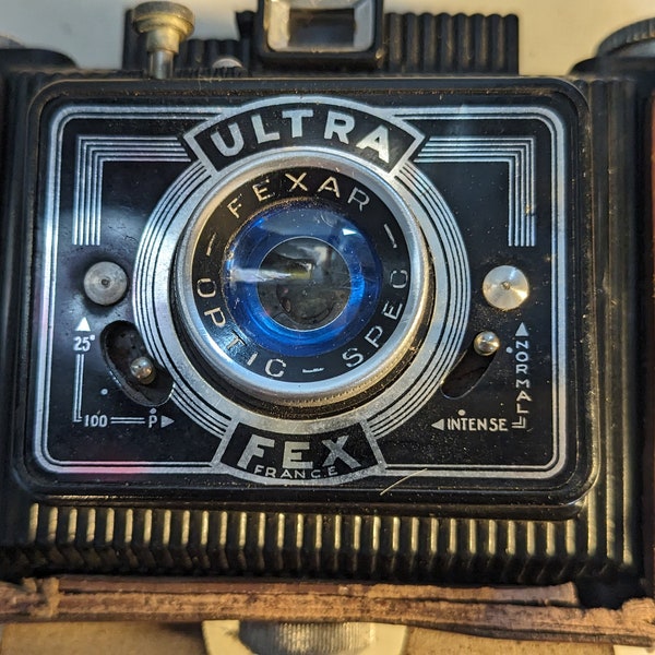 Vintage Ultra-Fex 1947 120mm Film camera with original case