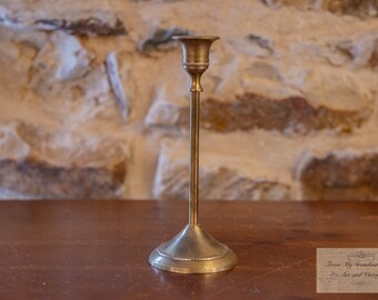 Skinny Brass Candlestick