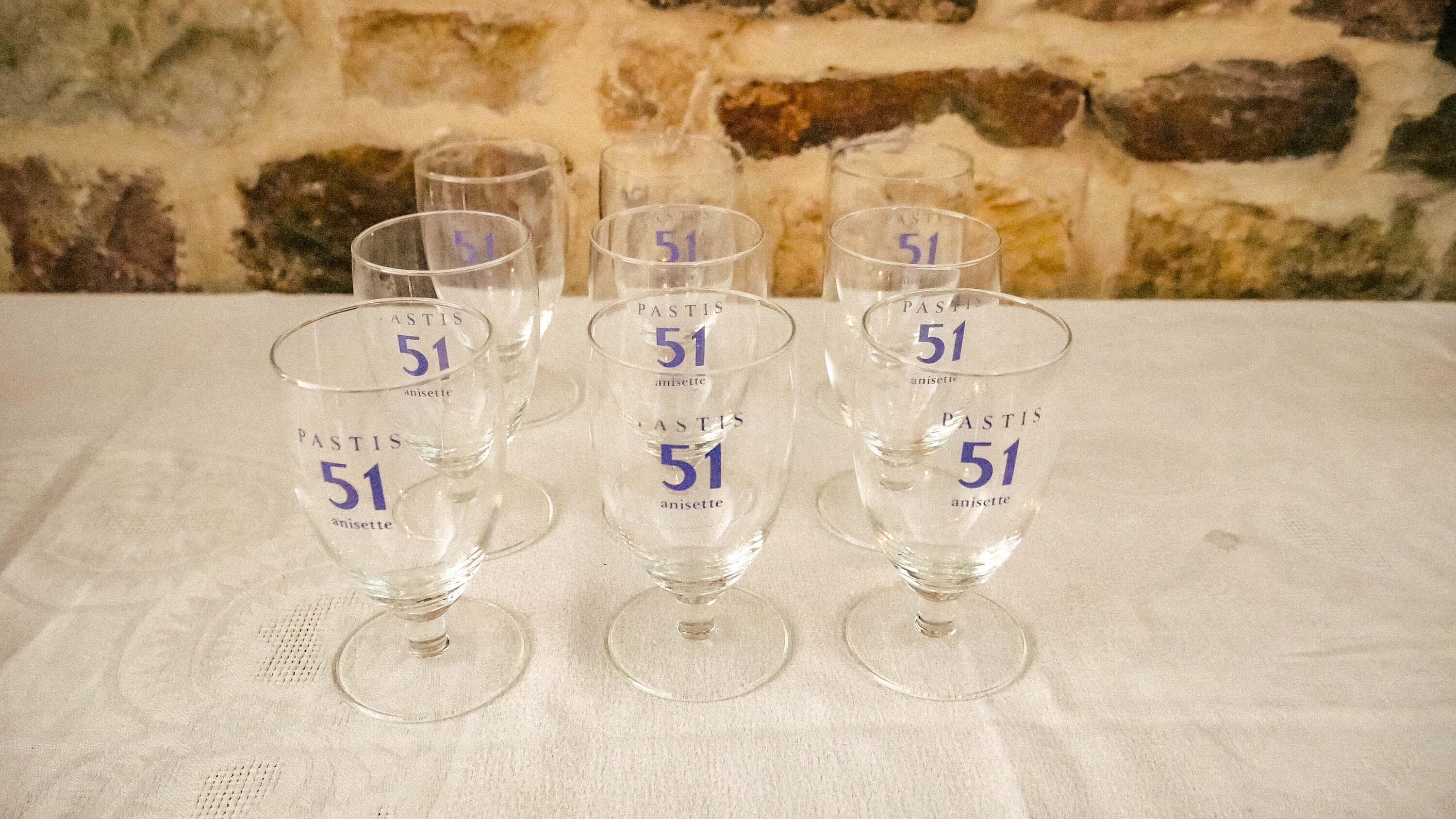 Sæt ud Postbud kalv Set of 9 51 Pernod Ricard Pastis Original Glasses - Etsy