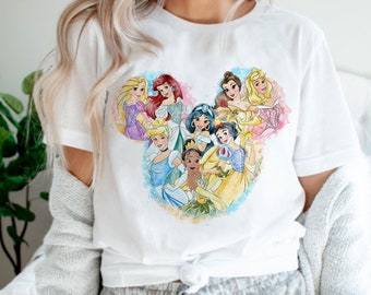 Disney Princess Shirt Etsy