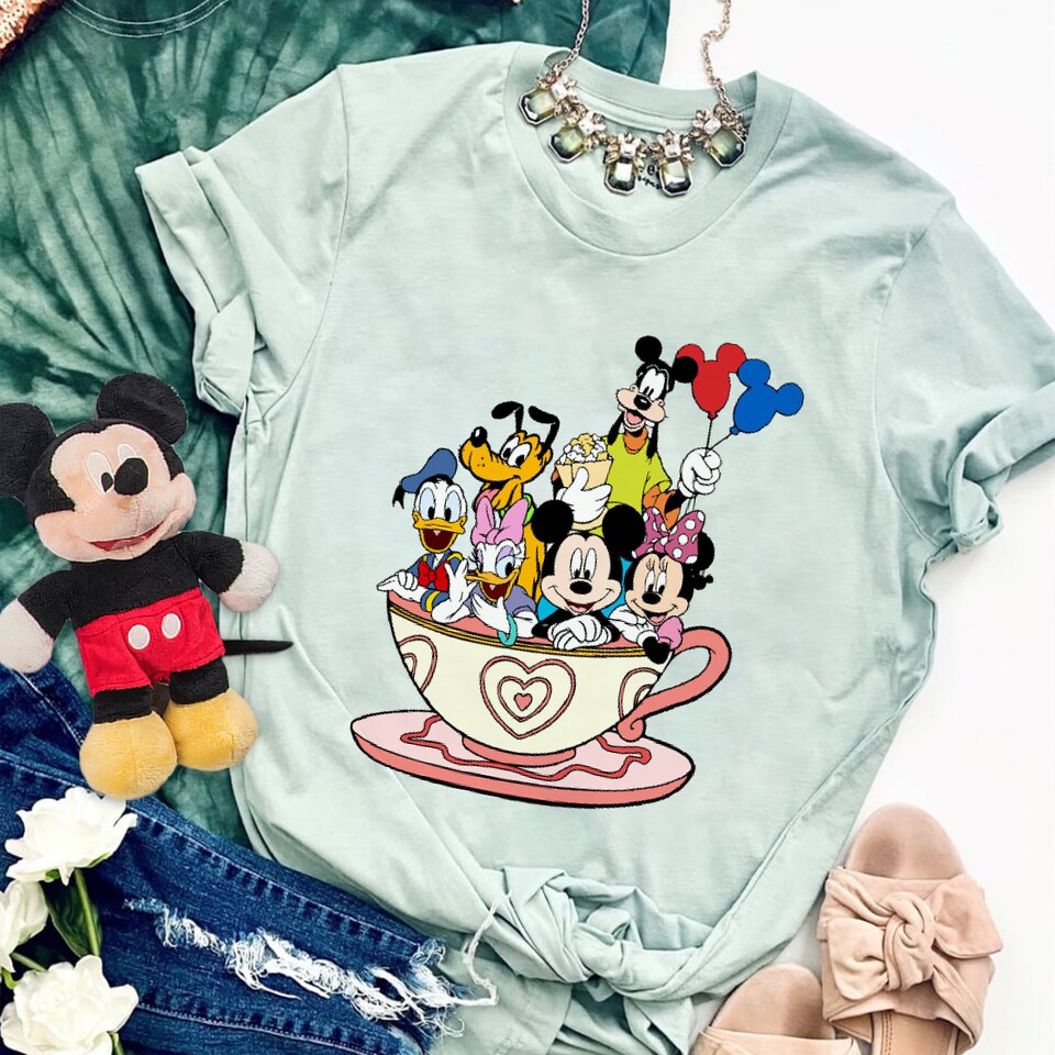 Discover Mickey And Friends Shirt, Disney Family shirt, Disneyland shirt, Disneyworld shirt, Disney Balloon Shirt, Disney Vacation Shirt