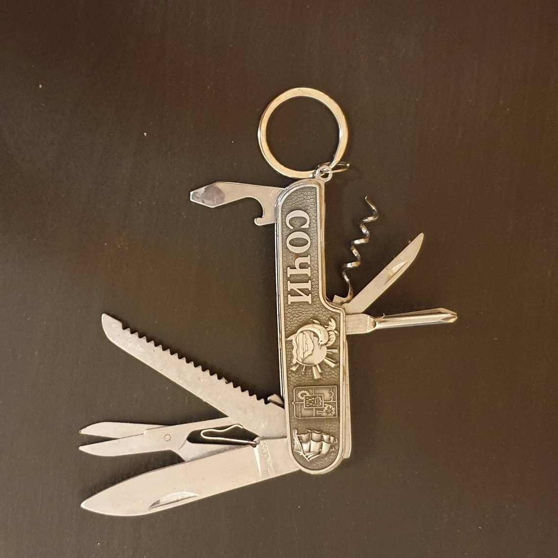 Vintage Keychain Folding Knife sochi 9 Etsy