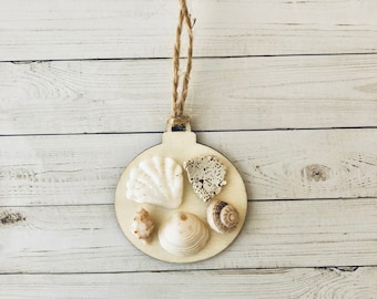 Seashell Christmas Tree Ornament