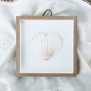 Picture of Seashell Heart Art | Coastal Decor | Beach House Decor | Valentines Day ...