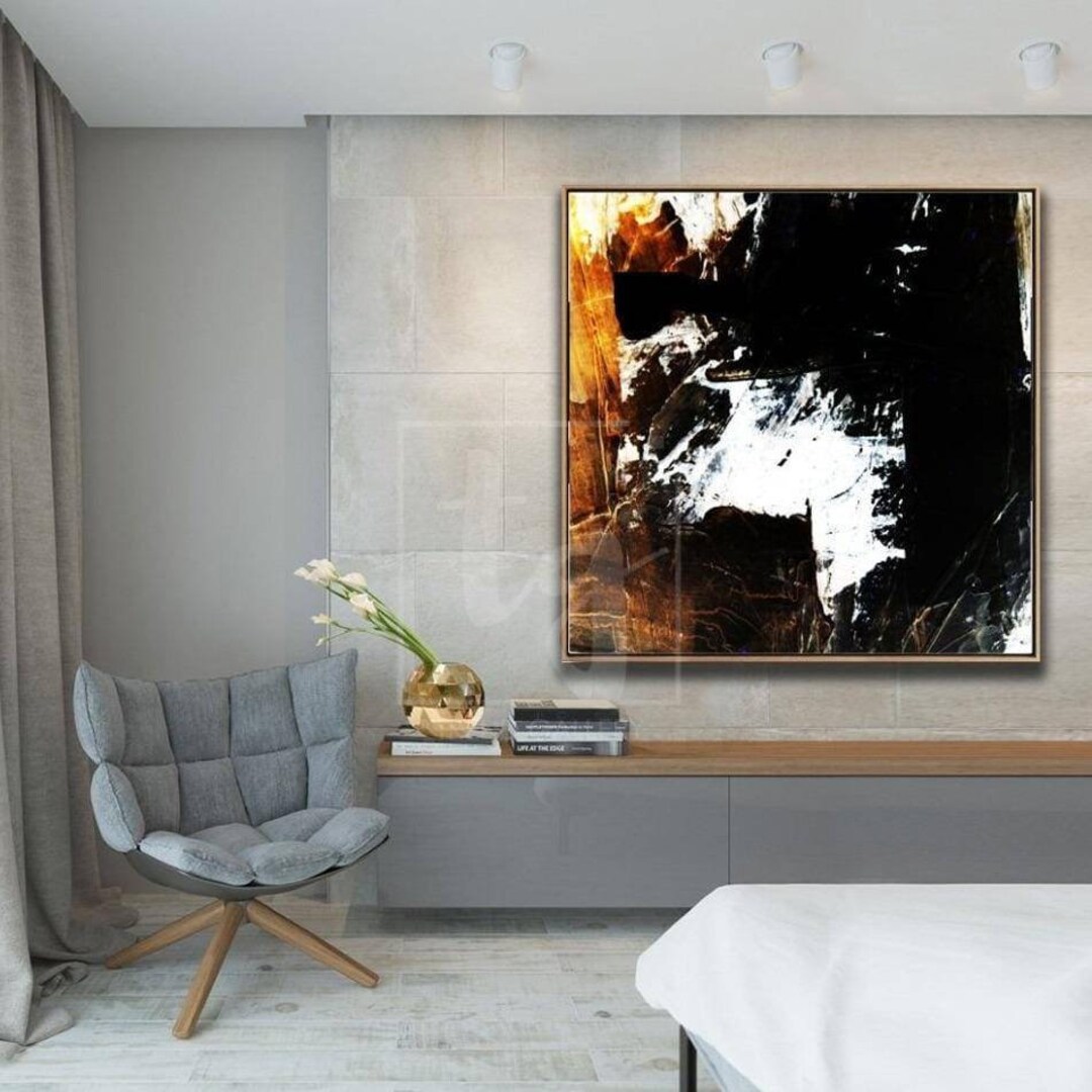 Handcrafted Abstract Original Oil Paintings: Elevate Your Home Decor