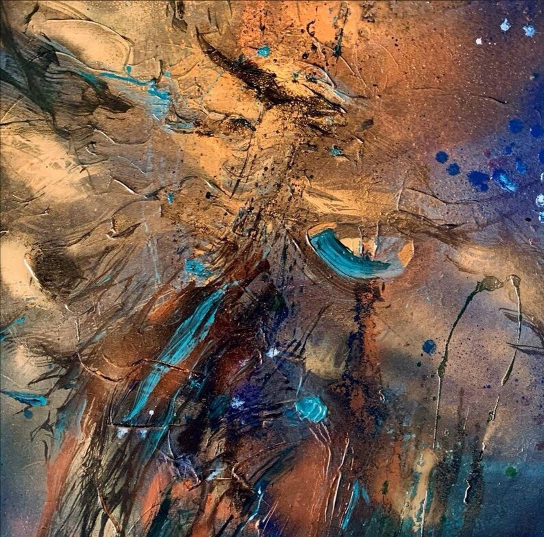 Handcrafted Abstract Original Oil Paintings: Elevate Your Home Decor