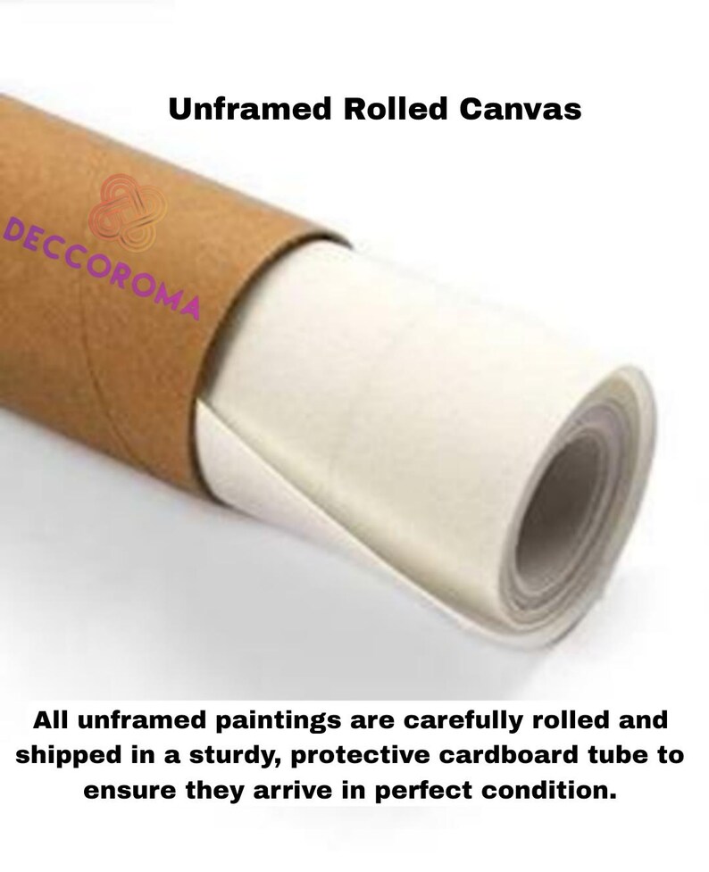 Original Hand-Painted Abstract Oil Painting – Modern Textured Canvas Wall Art for Living Room, Bedroom, and Office Decor image 5