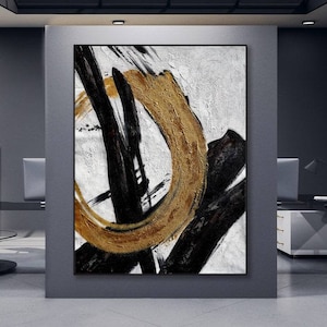 Handcrafted Abstract Original Oil Paintings: Elevate Your Home Decor