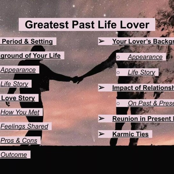 Greatest Past Life Lover
