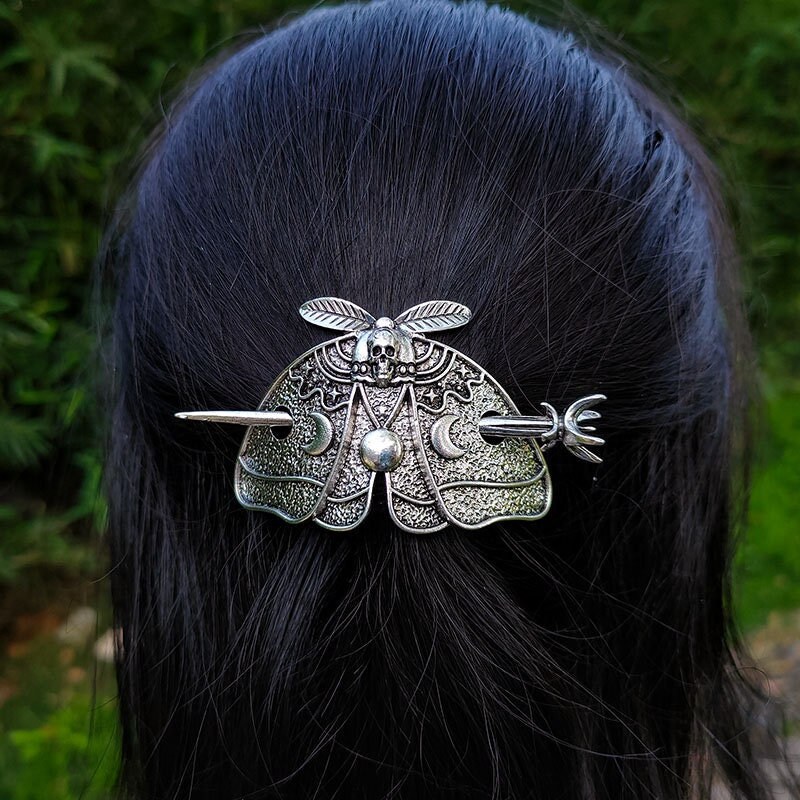 Halloween Skull Hair Pin Stick Slide Death Moth/Skull Hair Clip Sticks Hairpin With Faux Bone Hair Fork Tortoise Shell Bun Cover | Skull Hairpin Stick Slide Set With Imitation Retro Skull Hairpin Halloween Skull Hair Pin Stick Slide Death Moth/Skull Hair Clip Sticks Hairpin With Faux Bone Hair Fork Tortoise Shell Bun Cover | Skull Hairpin Stick Slide Set With Imitation Retro Skull Hairpin