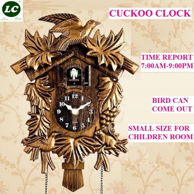 Wall Clock Bird Cuckoo Alarm Clock Etsy