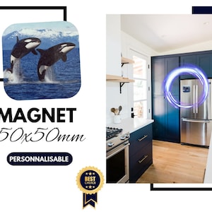 Imán con foto personalizable